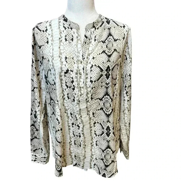 VIOLET & CLAIRE Snake Print Blouse. Size XL - Picture 1 of 6